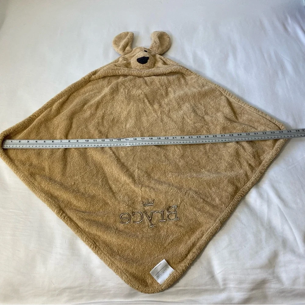 Restoration Hardware Baby and Child Brown Dog Hooded Towel Baby Bryce